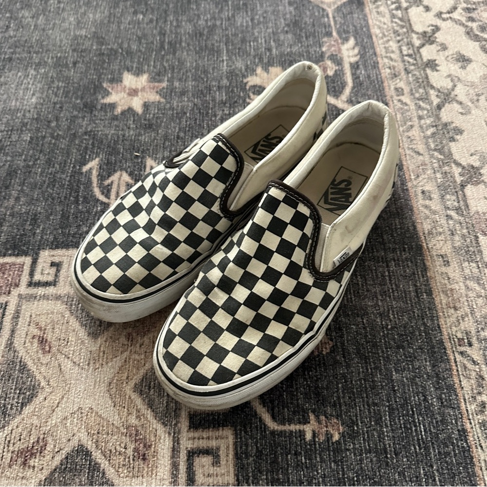 Vans Classic Checkerboard Slip-Ons